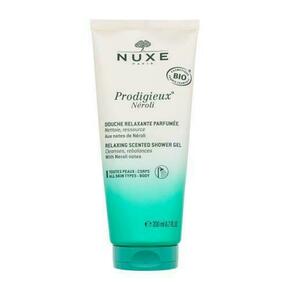 Nuxe Prodigieux Néroli Relaxing Scented Shower Gel gel za prhanje z vonjem nerolija in bergamotke 200 ml za ženske