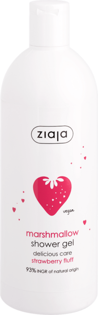 Ziaja Marshmallow gel za prhanje dišave Strawberry fluff 500 ml
