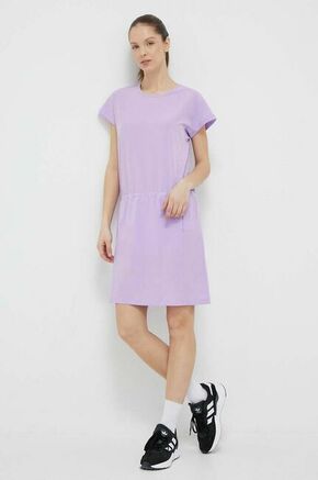 Obleka Helly Hansen vijolična barva - vijolična. Obleka iz kolekcije Helly Hansen. Raven model