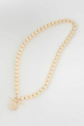Ogrlica Lauren Ralph Lauren zlata barva - zlata. Ogrlica iz kolekcije Lauren Ralph Lauren. Model izdelan iz kovine.