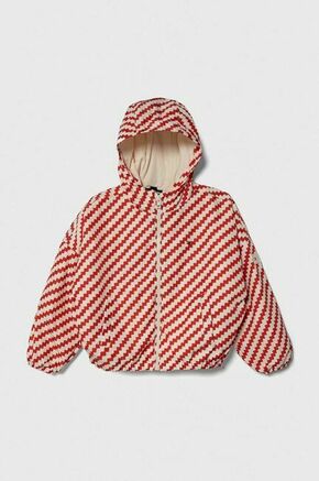 Otroška jakna Tommy Hilfiger rdeča barva - rdeča. Otroški jakna iz kolekcije Tommy Hilfiger. Delno podložen model