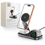 Tech-Protect A52 MagSafe brezžični polnilnik za telefon / Apple Watch / AirPods 25W Qi2.2, črn