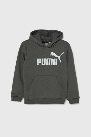 Otroški pulover Puma siva barva