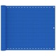 Vidaxl Balkonsko platno modro 75x400 cm HDPE