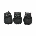 THREE WISE FAT CATS 8.5CM NEMESIS NOW