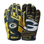 Green Bay Packers Wilson Stretch Fit Receivers Youth otroške rokavice
