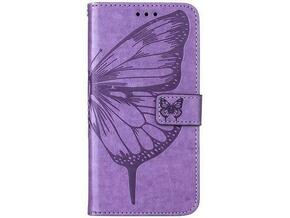 Chameleon Samsung Galaxy S24+ - Preklopna torbica (WLGO-Butterfly) - vijolična