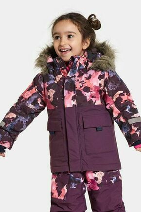 Otroška zimska jakna Didriksons POLARBJÖRN PR PAR roza barva - roza. Otroška zimska jakna iz kolekcije Didriksons. Podložen model