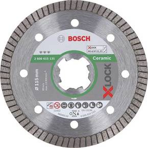 Bosch Diamantna rezalna plošča Best for Ceramic Extraclean Turbo X-LOCK 115 x 22