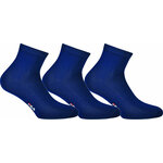 Nogavice Fila 3-pack mornarsko modra barva - mornarsko modra. Visoke nogavice iz kolekcije Fila. Model izdelan iz elastičnega, enobarvnega materiala. V kompletu so trije pari.