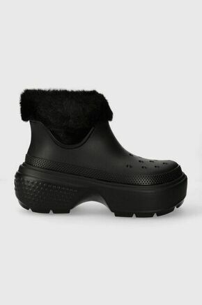 Snežke Crocs Stomp Lined Boot črna barva