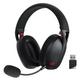Redragon Ire H848 gaming slušalke, črne, bluetooth/brezžične, 10dB/mW, mikrofon