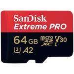 Kartica SanDisk MicroSD Extreme Pro 64GB, 200/90 MB/s, A2 C10 V30 UHS-I U3 (214503)