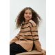 Otroški pulover Mayoral bež barva - bež. Otroške Pulover iz kolekcije Mayoral. Model izdelan iz vzorčaste pletenine. Model iz izjemno udobne tkanine z visoko vsebnostjo viskoze.