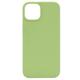 Silikonski ovitek (liquid silicone) za Apple iPhone 13, soft, Mint Green