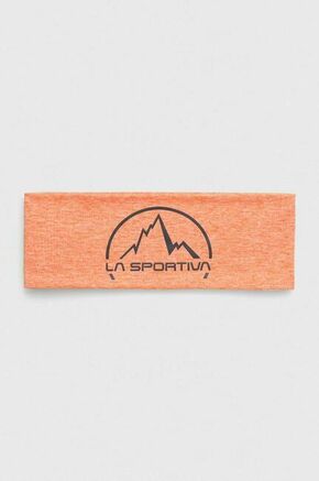 Naglavni trak LA Sportiva Artis oranžna barva - oranžna. Trak iz kolekcije LA Sportiva. Model izdelan iz materiala