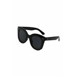 Otroška sončna očala Elle Porte črna barva - črna. Otroški sončna očala iz kolekcije Elle Porte. Model z enobarvnimi stekli in okvirji iz plastike. Ima filter UV 400.