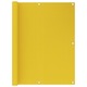 vidaXL Balkonsko platno rumeno 120x500 cm HDPE