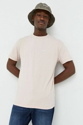 Bombažna kratka majica Abercrombie &amp; Fitch roza barva - roza. Ohlapna kratka majica iz kolekcije Abercrombie &amp; Fitch. Model izdelan iz tanke