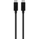 Belkin Thunderbolt 3 kabel, USB-C na USB-C, 100W, 5K/Ultra HD, 0.8m, črn (F2CD084bt0.8MBK)