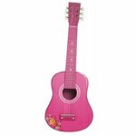 slomart otroška kitara reig roza les
