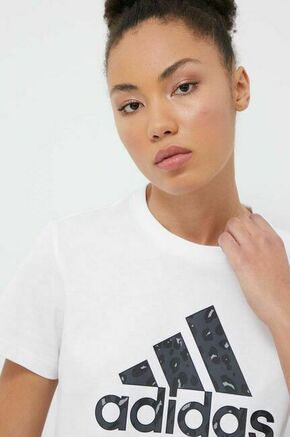Bombažna kratka majica adidas ženski