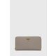 Usnjena denarnica Pinko ženska, siva barva, 100250 A0F1 - siva. Velika denarnica iz kolekcije Pinko. Model izdelan iz naravnega usnja.