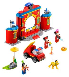 LEGO® Disney Miki in prijatelji – Gasilska postaja in gasilski auto 10776