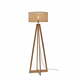 Stoječa svetilka v naravni barvi z bambusovim senčnikom (višina 145 cm) Java – Good&amp;Mojo