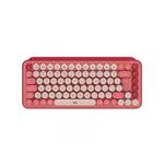 Logitech Pop Keys Heartbreaker brezžična mehanska tipkovnica, USB, rdeča/rjava/roza