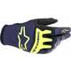 Alpinestars Techstar Gloves Night Navy/Yellow Fluorescent S Motoristične rokavice