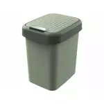 Zelen plastični koš za odpadke 12 l