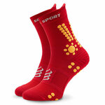Compressport Visoke nogavice Unisex Pro Racing Socks v4.0 Trail XU00048B Rdeča