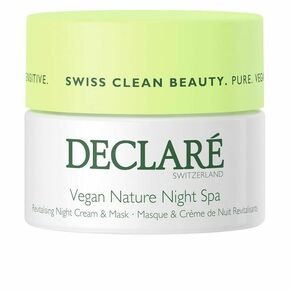 Declare Nočna revitalizacijska krema in maska za občutljivo kožo Vegan Nature Night Spa ( Revita l ising Cre