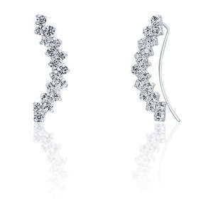JwL Luxury Pearls Čudoviti bleščeči uhani s kristali JL0689