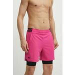 Kratke hlače za vadbo Under Armour Vanish moške, roza barva - roza. Kratke hlače za vadbo iz kolekcije Under Armour. Model izdelan iz hitrosušečega materiala.