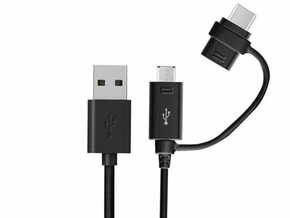 Samsung podatkovni kabel Combo Type C ali MicroUSB na (USB)