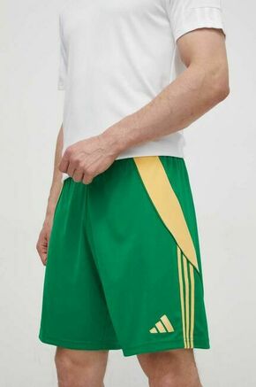 Kratke hlače za vadbo adidas Performance Tiro24 zelena barva