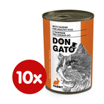 Dibaq Don Gato konzerva za mačke z zajcem, 10x 415 g