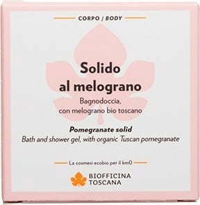 "Biofficina Toscana Trdo milo za prho Granatno jabolko - 80 g"