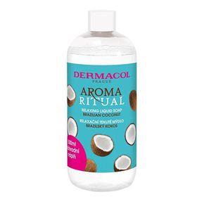 Dermacol Sproščujoče tekoče milo Aroma Ritual brazilski kokos (Relaxing Liquid Soap) - napolnite 500 ml