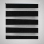 Zebrasto Senčilo 140 x 175 cm Črne Barve