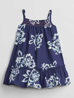 Gap Dojenčki Obleka smocked floral dress 12-18M