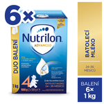 NUTRILON Baby milk 4 Advanced 6x 1000 g, 24+
