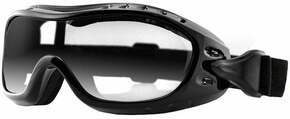 Bobster Night Hawk OTG Gloss Black/Clear Motoristična Očala
