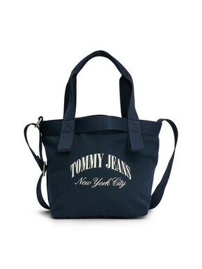 Torbica Tommy Jeans mornarsko modra barva