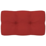 vidaXL Blazina za kavč iz palet rdeča 70x40x10 cm