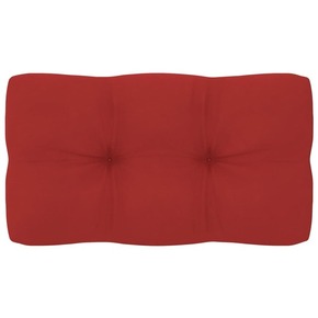 VidaXL Blazina za kavč iz palet rdeča 70x40x10 cm