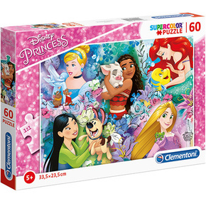 WEBHIDDENBRAND CLEMENTONI Disneyjeve princese Puzzle 60 kosov