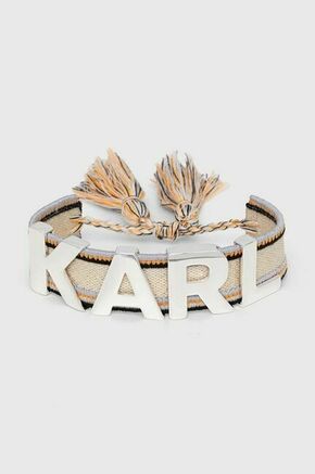 Zapestnica Karl Lagerfeld ženska - pisana. Zapestnica iz kolekcije Karl Lagerfeld. Model z okrasnimi elementi izdelan iz kombinacije različnih materialov.
